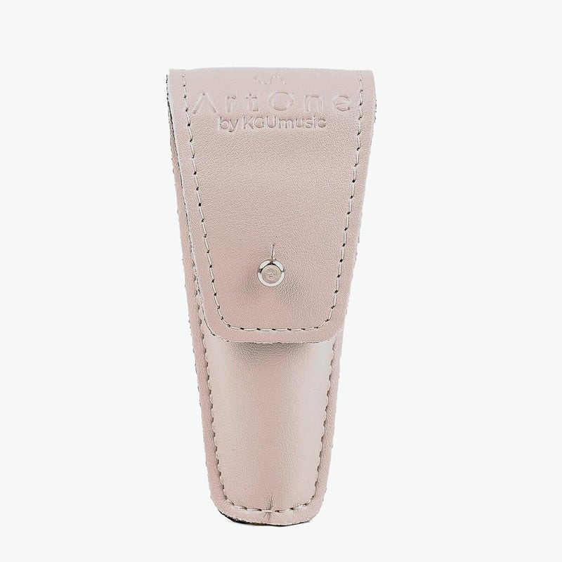 Artone Trumpet MOUTHPIECE POUCH. Single holder for trumpet mouthpieces, crafted from Faux leather case. Protective mouthpiece bag Secure storage. Gift for trumpeter. Trumpet accessories (Beige, Pouch Single) - Image 2